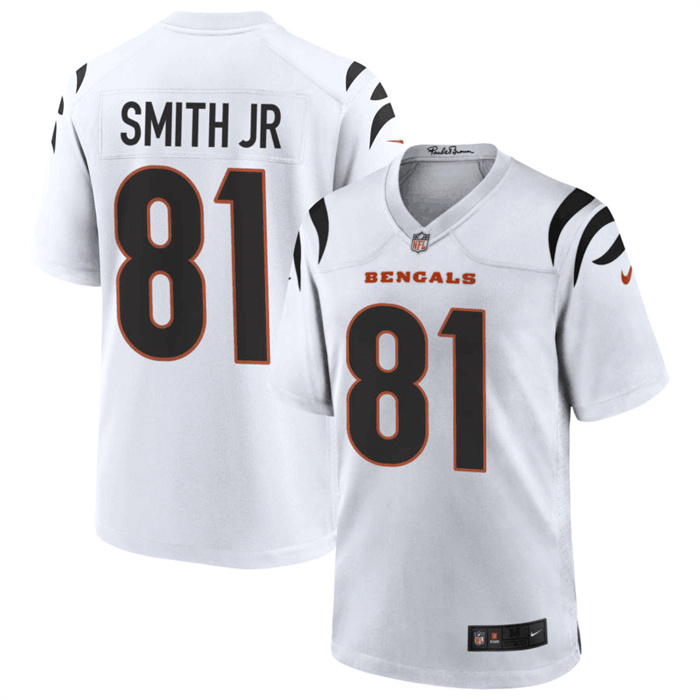 Personalized Men’s Cincinnati Bengals #81 Irv Smith Jr. White Jersey
