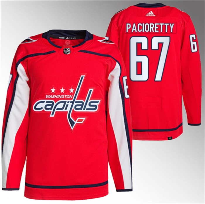 Personalized Men’s Washington Capitals #67 Max Pacioretty Red Stitched Jersey