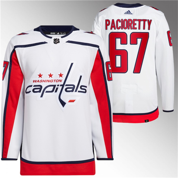 Personalized Men’s Washington Capitals #67 Max Pacioretty White Stitched Jersey