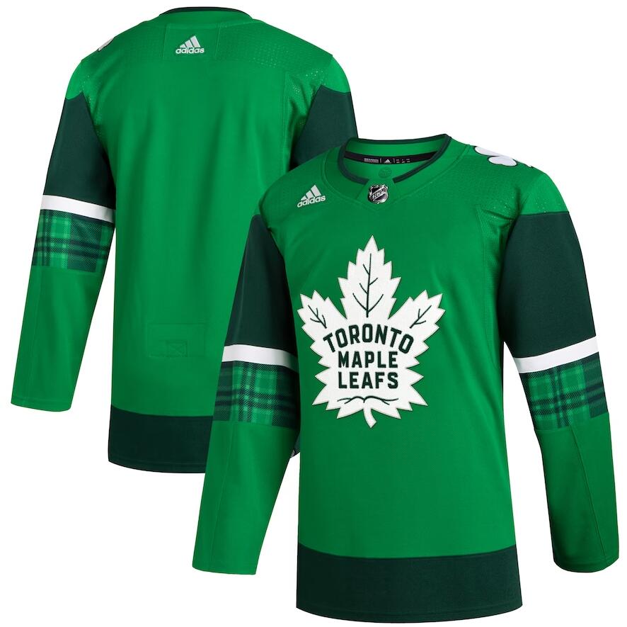 Personalized Toronto Maple Leafs 2023 St. Patrick’s Day Primegreen Authentic Jersey – Kelly Green