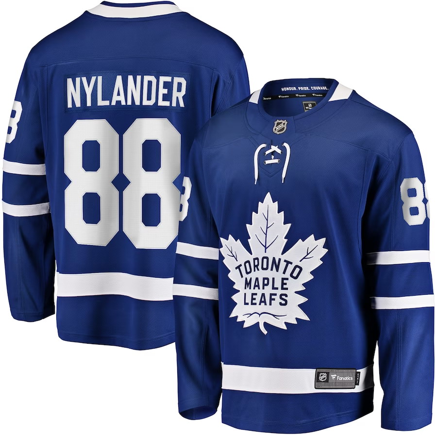 Personalized Men’s William Nylander #88 Toronto Maple Leafs Home Breakaway Player Jersey – Blue