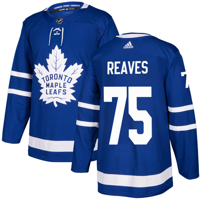 Personalized Men’s Toronto Maple Leafs #75 Ryan Reaves Blue Stitched Jersey