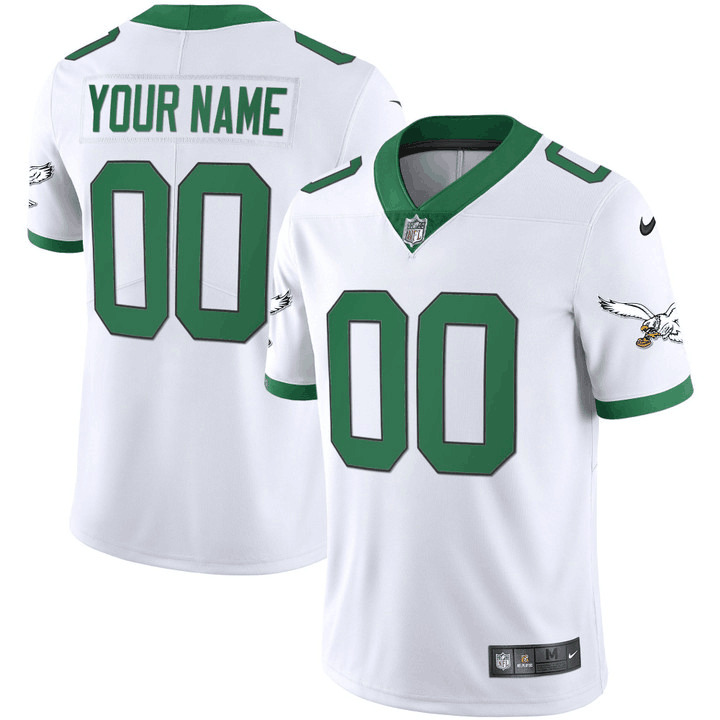 Personalized Customized Men’s Philadelphia Eagles Untouchable Limited white Jerseys