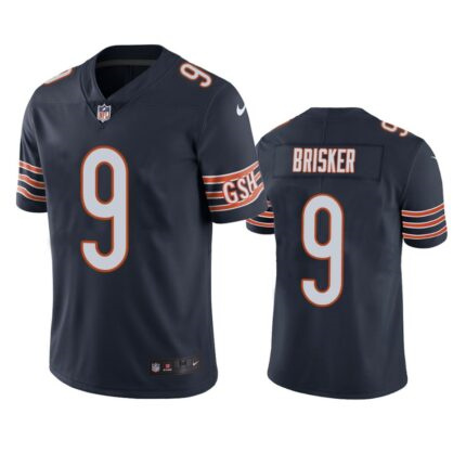 Personalized Men’s Chicago Bears #9 Jaquan Brisker Navy untouchable Limited Stitched Jersey