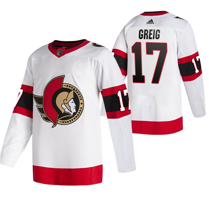 Personalized Men’s Ottawa Senators #17 Zack MacEwen White Stitched Jersey