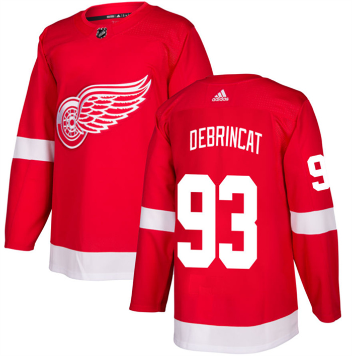Personalized Men’s Detroit Red Wings #93 Alex DeBrincat Red Stitched Jersey