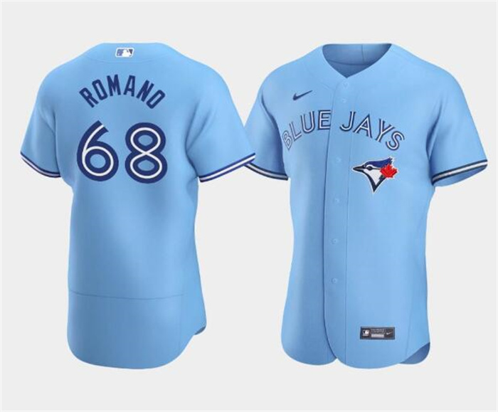 Personalized Men’s Toronto Blue Jays #68 Jordan Romano Blue Flex Base Stitched Baseball Jersey