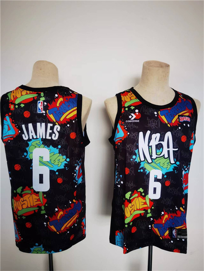 Personalized Men’s Los Angeles Lakers #6 Celebrity Game LeBron James Basketball Jersey