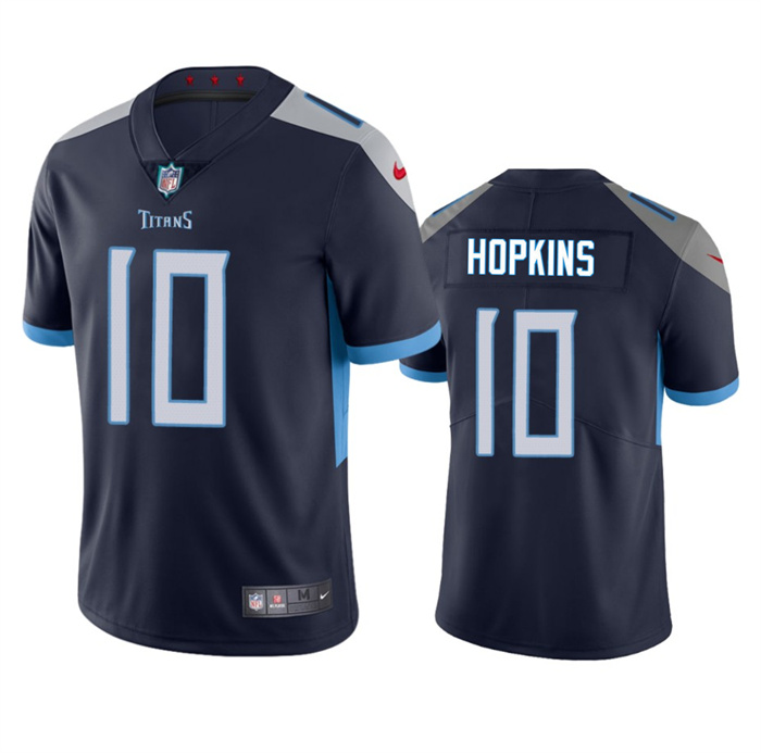 Personalized Men’s Tennessee Titans #10 DeAndre Hopkins Navy Untouchable Stitched Jersey