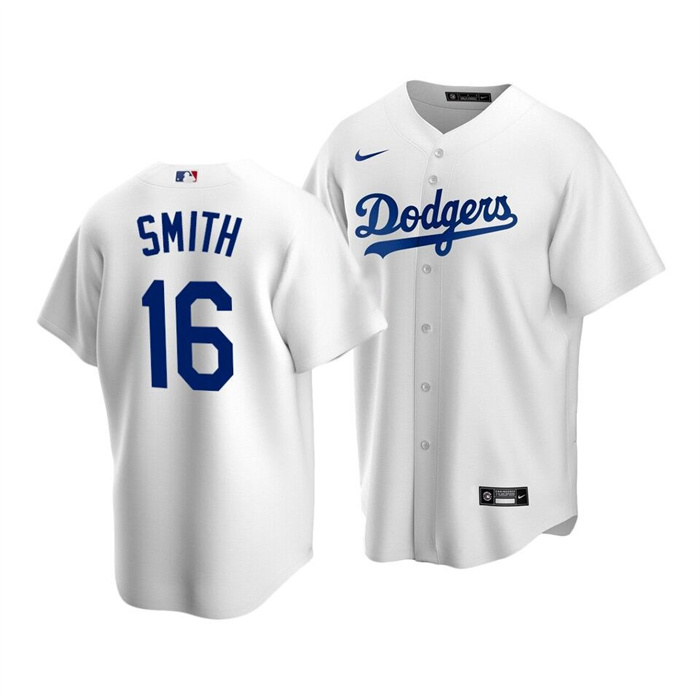Personalized Youth Los Angeles Dodgers #16 Will Smith White Stitched Baseball Jersey