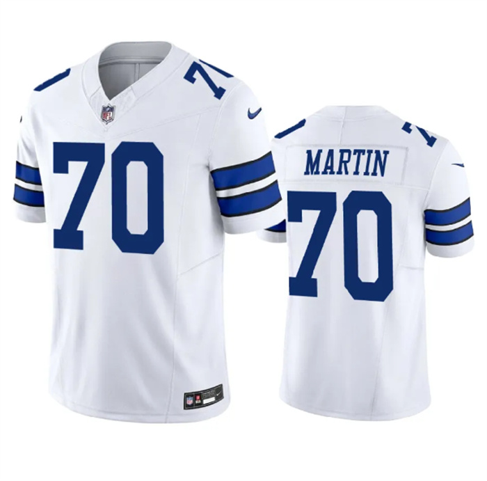 Personalized Men’s Dallas Cowboys #70 Zack Martin White 2023 F.U.S.E. Limited Stitched Football Jersey