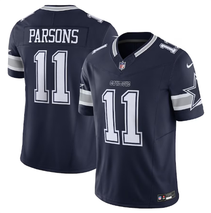 Personalized Men’s Dallas Cowboys #11 Micah Parsons Navy 2023 F.U.S.E. Limited Stitched Football Jersey