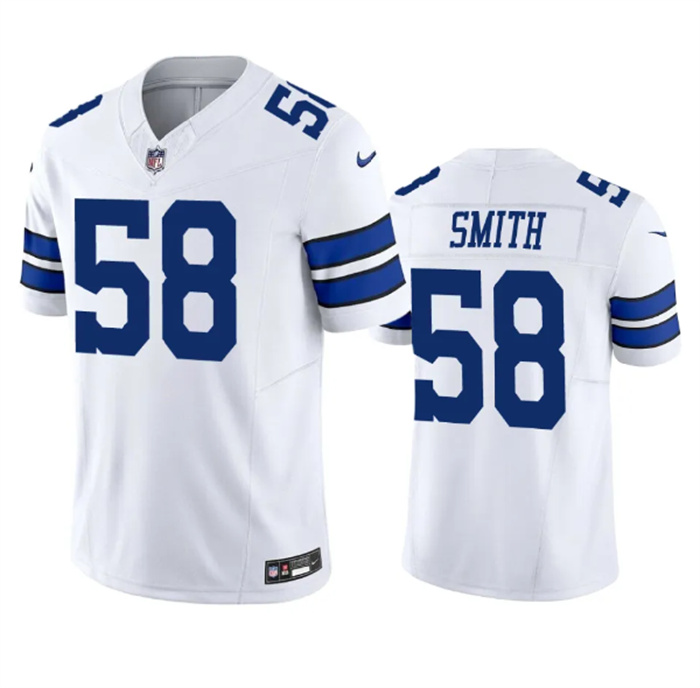Personalized Men’s Dallas Cowboys #58 Mazi Smith White 2023 F.U.S.E. Limited Stitched Football Jersey
