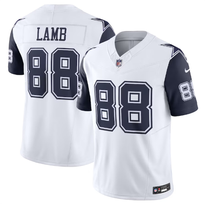 Personalized Men’s Dallas Cowboys #88 CeeDee Lamb White 2023 F.U.S.E. Limited Stitched Football Jersey