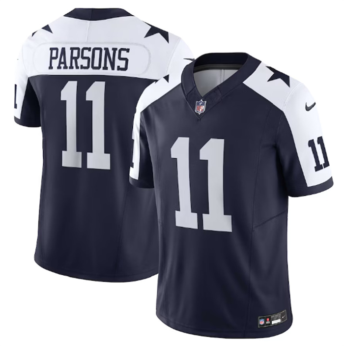 Personalized Men’s Dallas Cowboys #11 Micah Parsons Navy 2023 F.U.S.E. Limited Stitched Football Jersey
