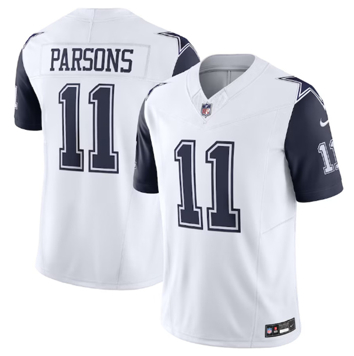 Personalized Men’s Dallas Cowboys #11 Micah Parsons White 2023 F.U.S.E. Limited Stitched Football Jersey