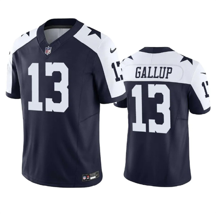 Personalized Men’s Dallas Cowboys #13 Michael Gallup Navy 2023 F.U.S.E. Limited Stitched Football Jersey
