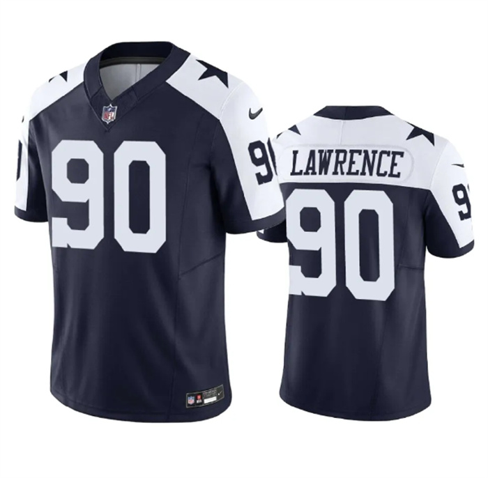 Personalized Men’s Dallas Cowboys #90 Demarcus Lawrence Navy 2023 F.U.S.E. Limited Stitched Football Jersey