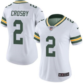 Personalized packers #2 mason crosby white women’s stitched nfl untouchable limited jersey