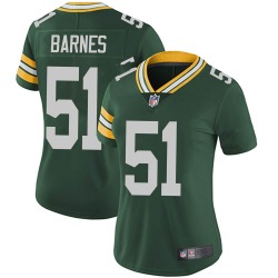 Personalized Women’s Green Bay Packers #51 Krys Barnes Limited Green Team Color Untouchable Jersey