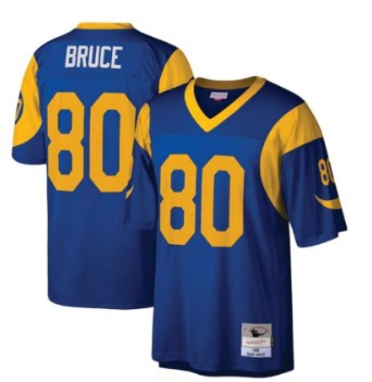 Personalized Men’s Rams Legacy #80 Isaac Bruce Throwback Jersey