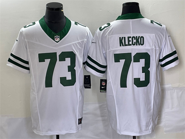 Personalized Men’s New York Jets #73 Joe Klecko White 2023 F.U.S.E. Limited Throwback Stitched Football Jersey