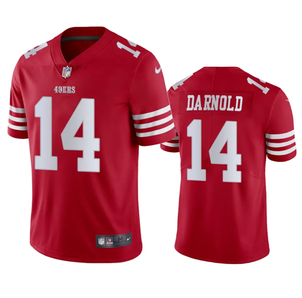 Personalized Men’s San Francisco 49ers #14 Sam Darnold Red Untouchable Limited Stitched Football Jersey