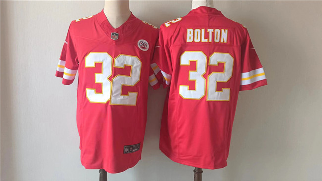 Personalized Men’s Kansas City Chiefs #32 Nick Bolton Red 2023 F.U.S.E. Untouchable Limited Stitched Jersey