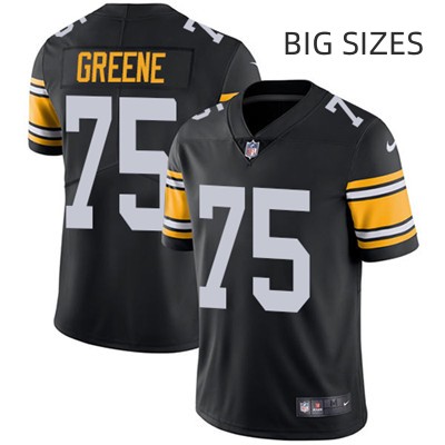 Personalized BIG size Steelers #75 Joe Greene Black Alternate Men’s Stitched NFL Limited Jersey