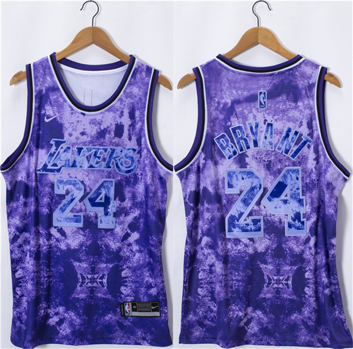 Personalized Men’s Los Angeles Lakers #24 Kobe Bryant 2023 Purple Stitched Basketball Jersey
