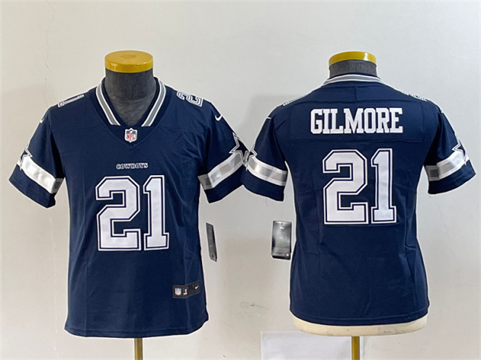 Personalized Women’s Dallas Cowboys #21 Stephon Gilmore Navy Untouchable Stitched Football Jersey(Run Smalluff09