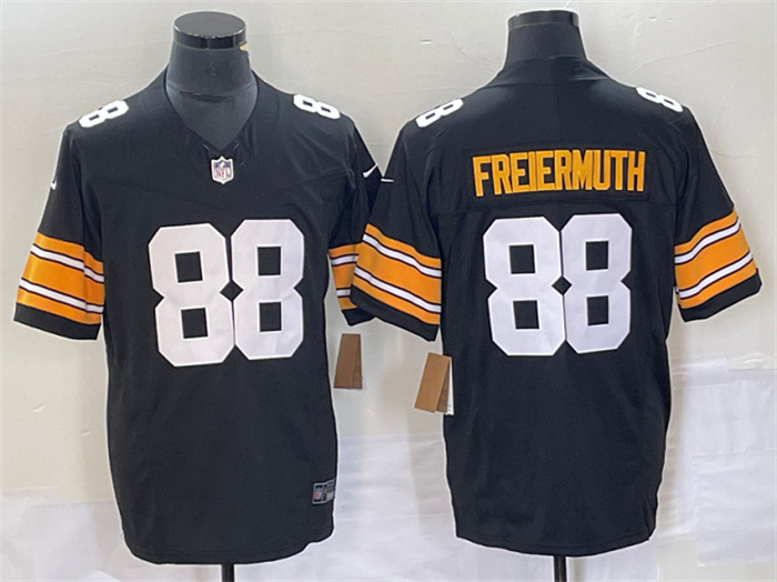 Personalized Men’s Pittsburgh Steelers #88 Pat Freiermuth Black 2023 F.U.S.E. Limited Stitched Jersey