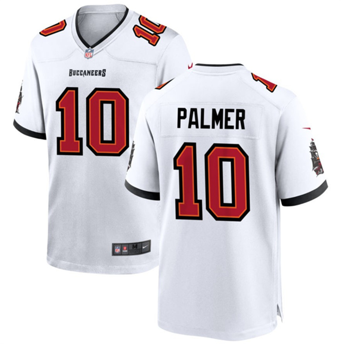 Personalized Men’s Tampa Bay Buccaneers #10 Trey Palmer White Stitched Game Jersey