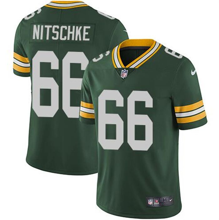 Personalized Men’s Green Bay Packers #66 Ray Nitschke Green Untouchable Limited Stitched Jersey