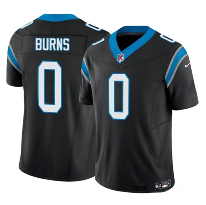 Personalized Men’s Carolina Panthers #0 Brian Burns Black 2023 F.U.S.E. Untouchable Stitched Football Jersey