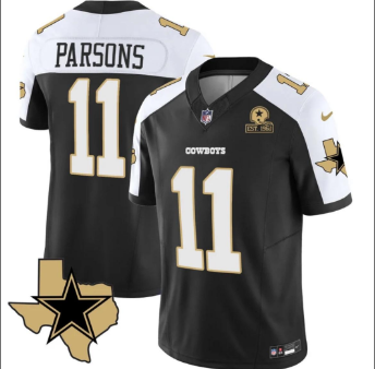 Personalized Men’s Dallas Cowboys #11 Micah Parsons Navy 2023 F.U.S.E. Limited Stitched Football Jersey
