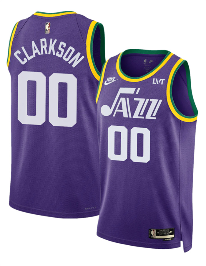 Personalized Men’s Utah Jazz Active Player Purple 2023 Classic Edition Stitched Basketball Jersey