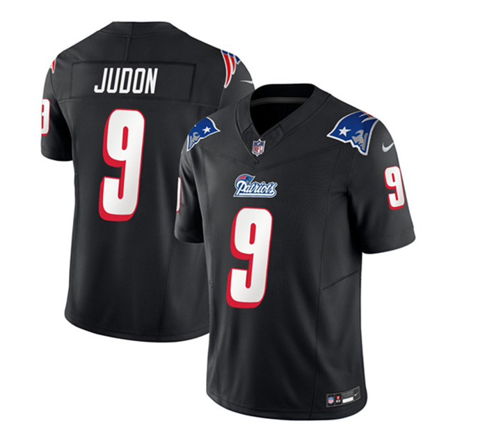 Personalized Men’s New England Patriots #9 Matthew Judon Black 2023 F.U.S.E. Throwback Limited Stitched Football Jersey