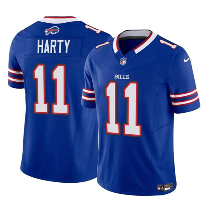 Personalized Men’s Buffalo Bills #11 Deonte Harty Blue 2023 F.U.S.E. Untouchable Limited Stitched Jersey