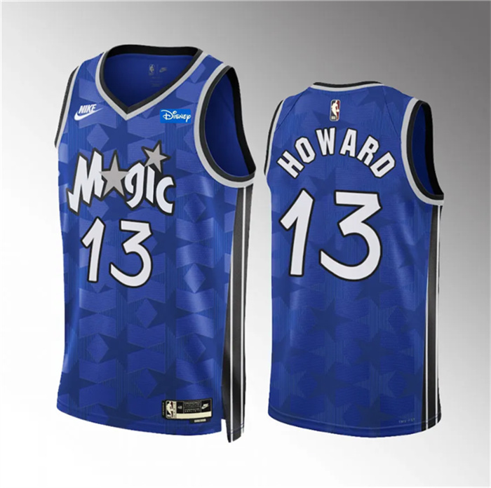 Personalized Men’s Orlando Magic #13 Jett Howard Blue 2023 24 Classic Edition Stitched Basketball Jersey