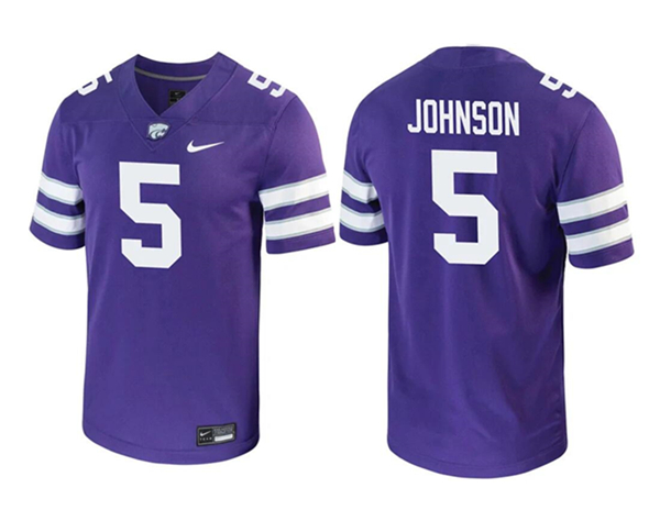 Personalized Men’s Kentucky Wildcats #5 Avery Johnson Purple Limited Stitched Jersey