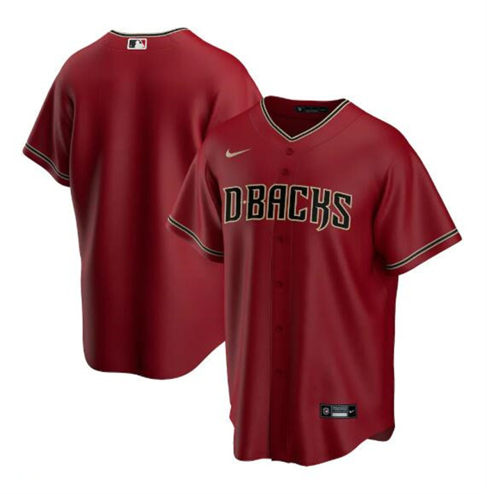 Personalized Men’s Arizona Diamondbacks Blank Red Cool Base Stitched Baseball Jersey