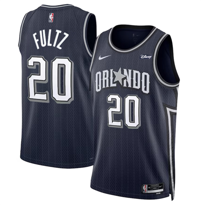 Personalized Men’s Orlando Magic #20 Markelle Fultz Navy 2023 24 City Edition Stitched Basketball Jersey