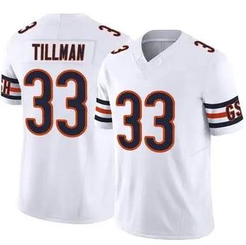 Personalized Men’s Chicago Bears #33 Charles Tillman White Stitched Football Jersey
