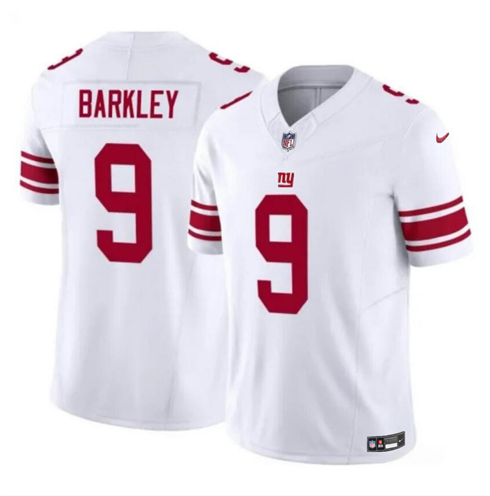 Personalized Men’s New York Giants #9 Matt Barkley White 2023 F.U.S.E. Untouchable Limited Stitched Jersey