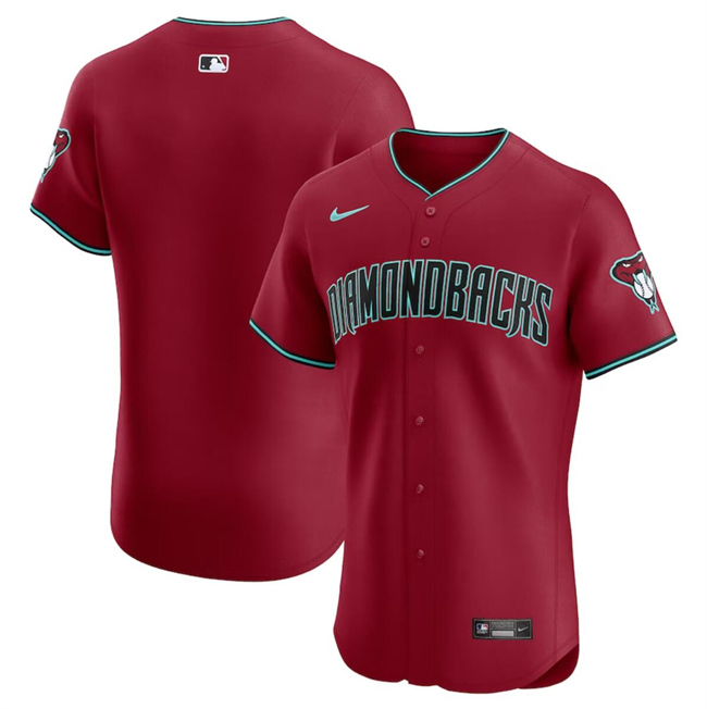 Personalized Men’s Arizona Diamondbacks Blank Red Flex Base Stitched Jersey