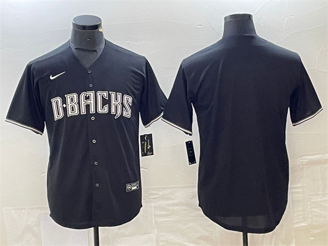 Personalized Men’s Arizona Diamondbacks Blank Black Cool Base Stitched Baseball Jersey