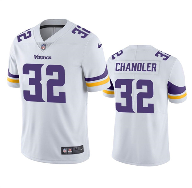 Personalized Men’s Minnesota Vikings #32 Ty Chandler White 2023 F.U.S.E. Untouchable Limited Stitched Jersey