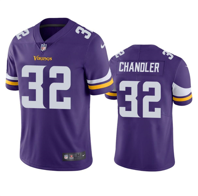 Personalized Men’s Minnesota Vikings #32 Ty Chandler Purple 2023 F.U.S.E. Untouchable Limited Stitched Jersey