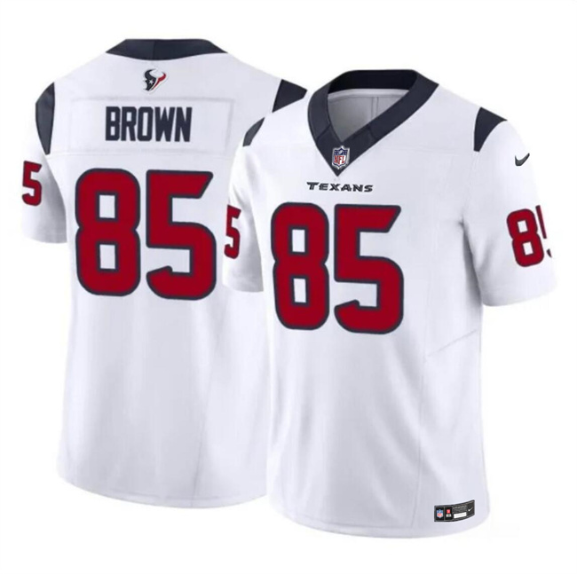 Personalized Men’s Houston Texans #85 Noah Brown White 2023 F.U.S.E Untouchable Stitched Football Jersey